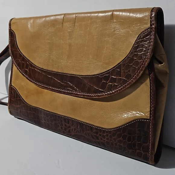 Vintage Brahmin Leather Satchel Bag - Picture 14 of 14